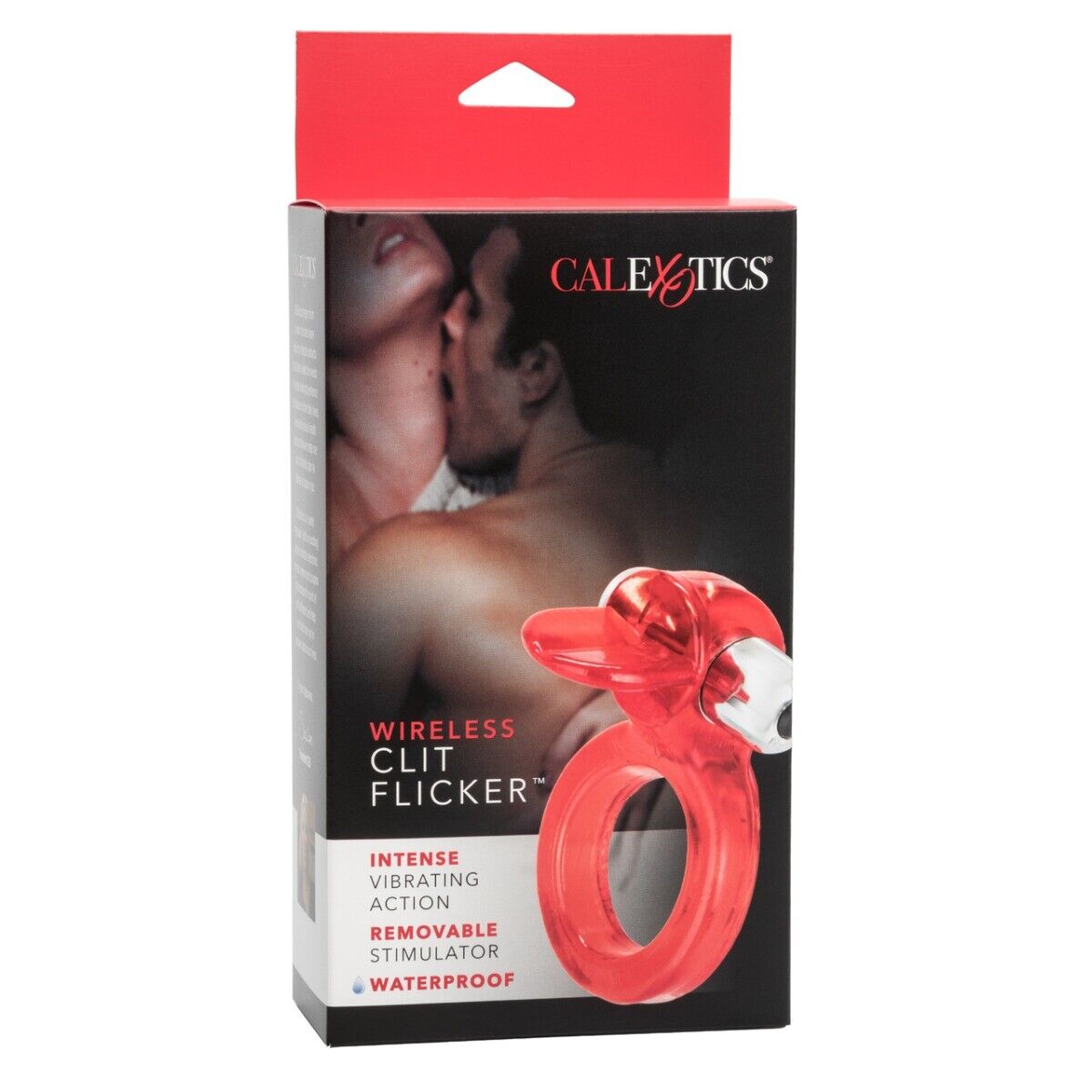 Vibrating Clit Flicker Tongue Penis Cock Ring Male Erection Enhancer Bullet Vibe
