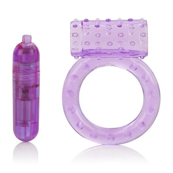 Reusable Vibrating Male Penis Erection Keeper Enhancer Cock Ring Clit Vibe