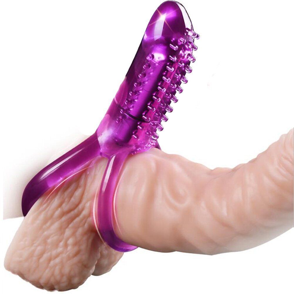 Wireless Vibrating Lover's Penis Cock Ring Clit Vibe Sex-toys for Men Couples