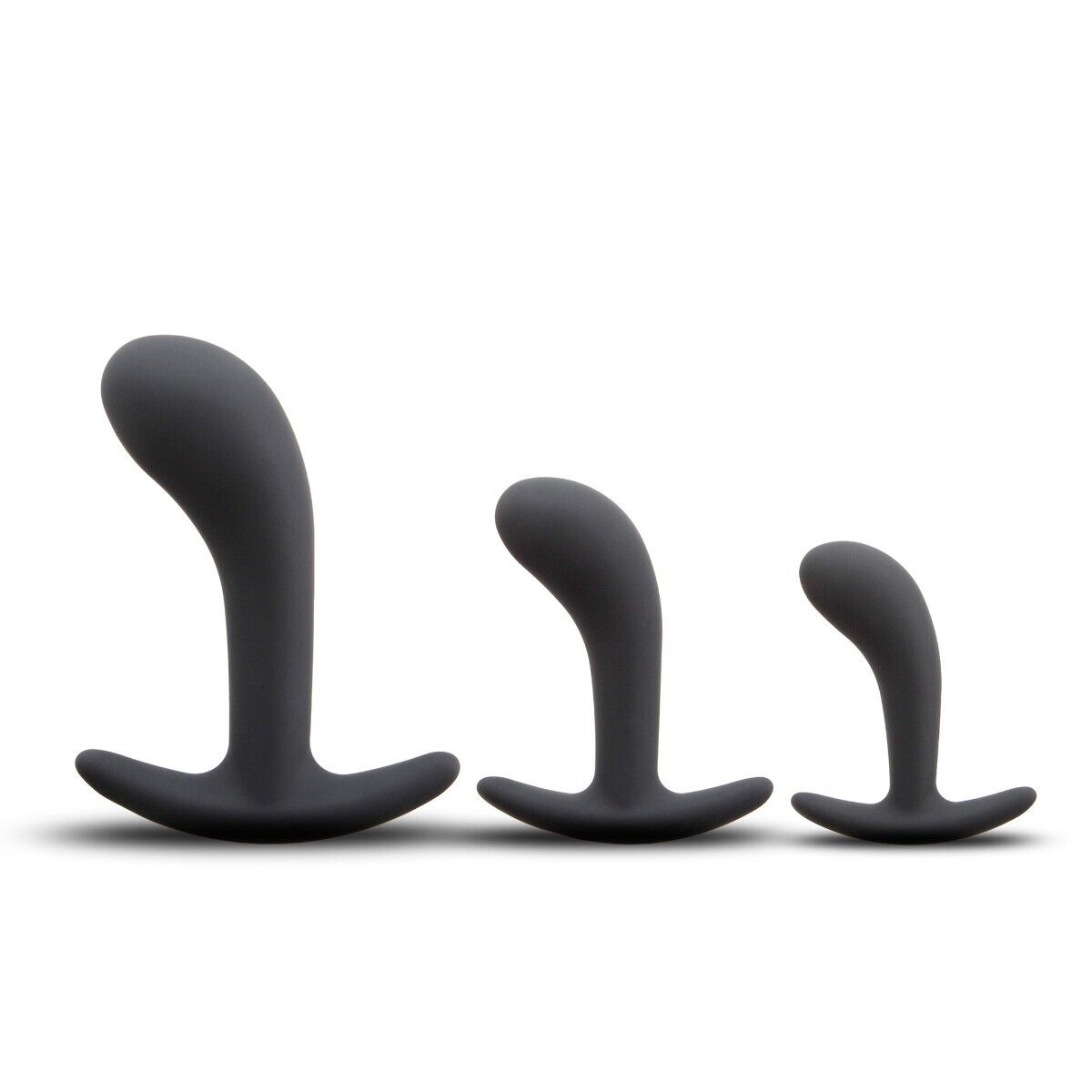 3 Piece Silicone Anal Trainer Training Set Anal Butt Plug Prostate Massager