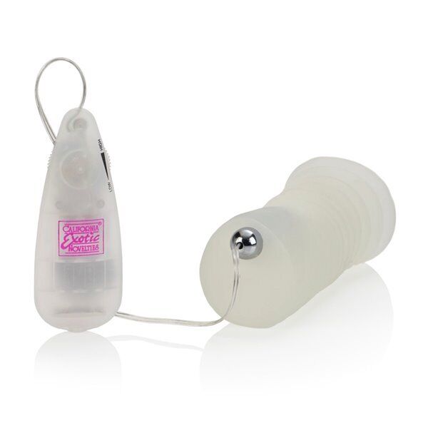 Glow-in-the-Dark Vibrating Super Head Honcho Male Masturbator Sex Stroker Sleeve