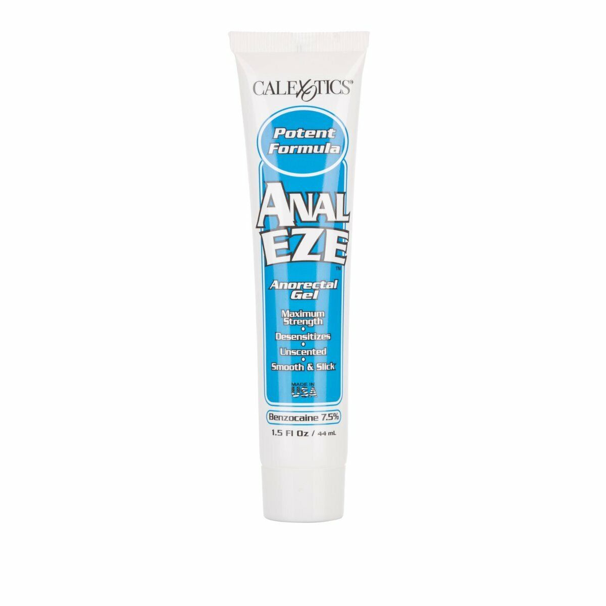 Anal-Eze Anal Desensitizing Gel Cream Lube Lubricant 1.5 oz Maximum strength