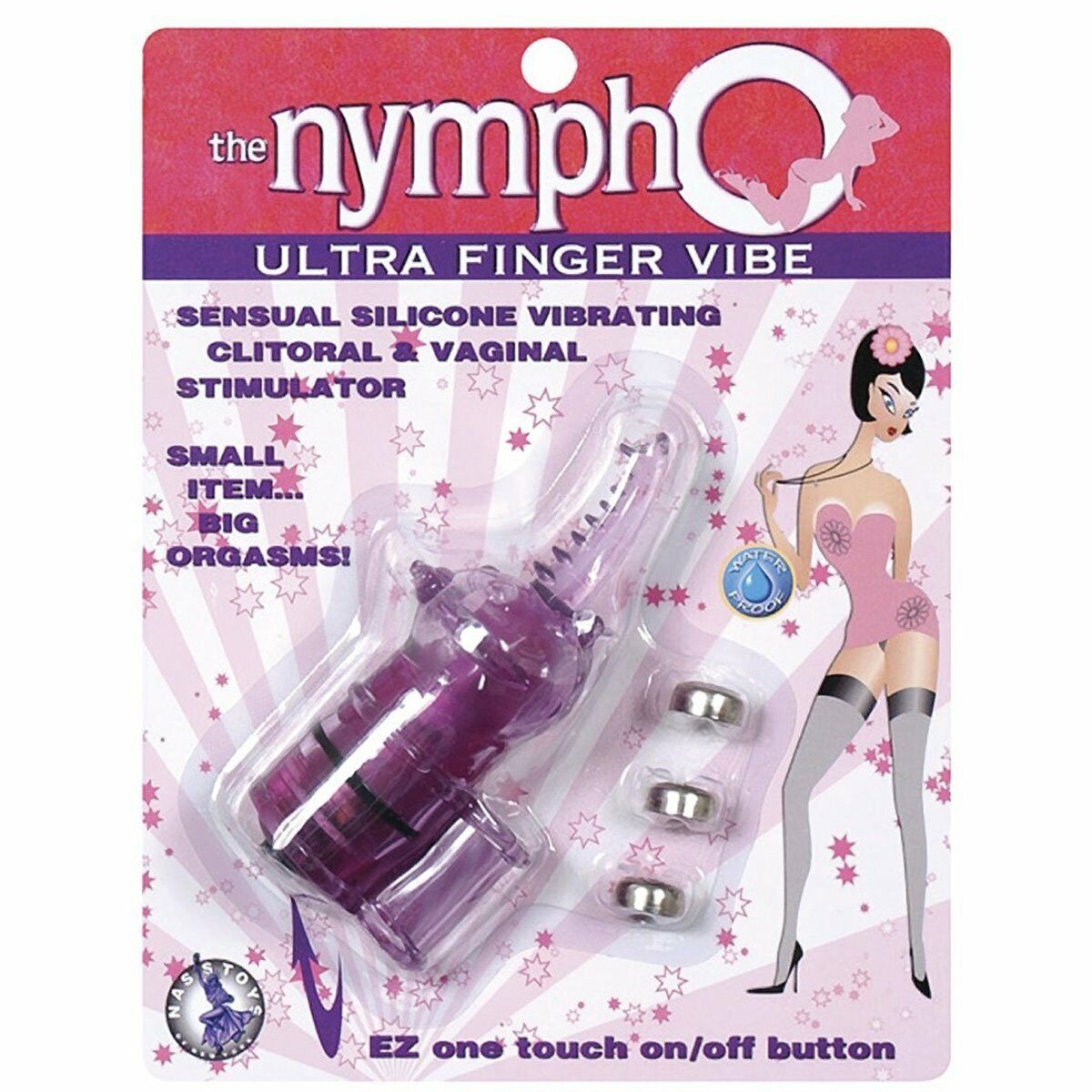 Nympho Ultra Finger Vibrator Vibe Couple Lover Foreplay Sex Toy Teaser Tickler