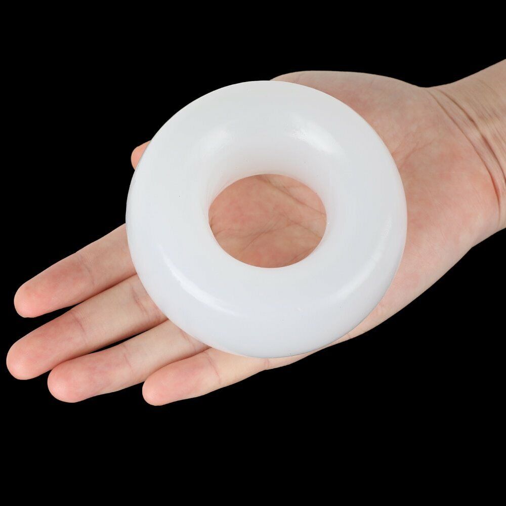 Thick Silicone Donut Penis Cock Ring Thrusting Buffer Bumper Stopper Ring