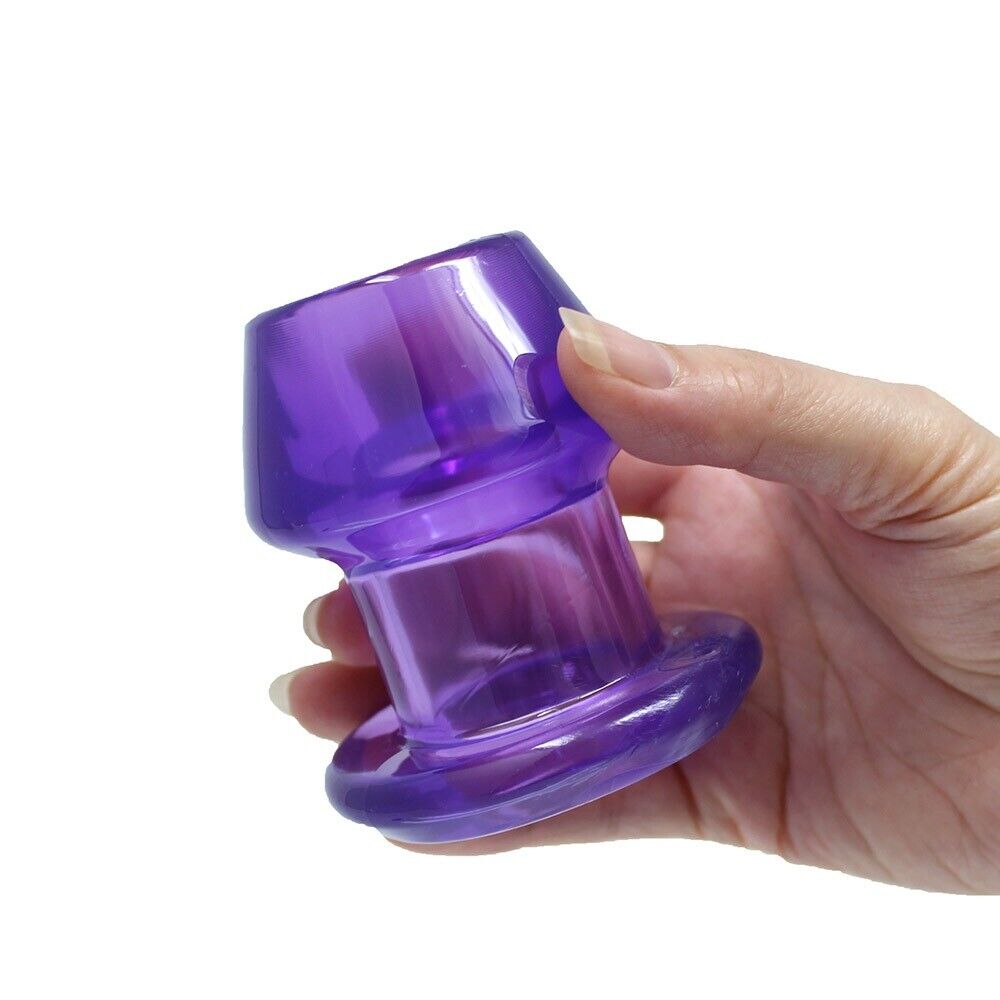 2.4" Jelly Full Access Peeker Hollow Anal Expanding Tunnel Dilator Butt Plug