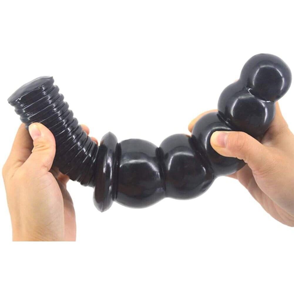 Huge Soft Anal Beads Butt Plug Dildo Probe Sex-toys for Gay Couples