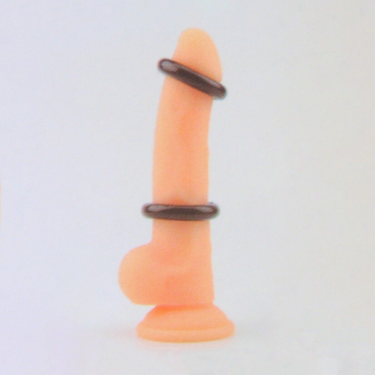 2 Stretchy Thick Donut Penis Cock Ring Male Erection Enhancer Delay Sex Toys