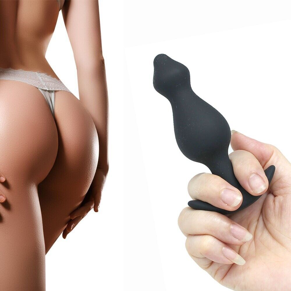 Wearable Silicone Anal Beads Butt Plug Anal Training Sex Toys for Couples