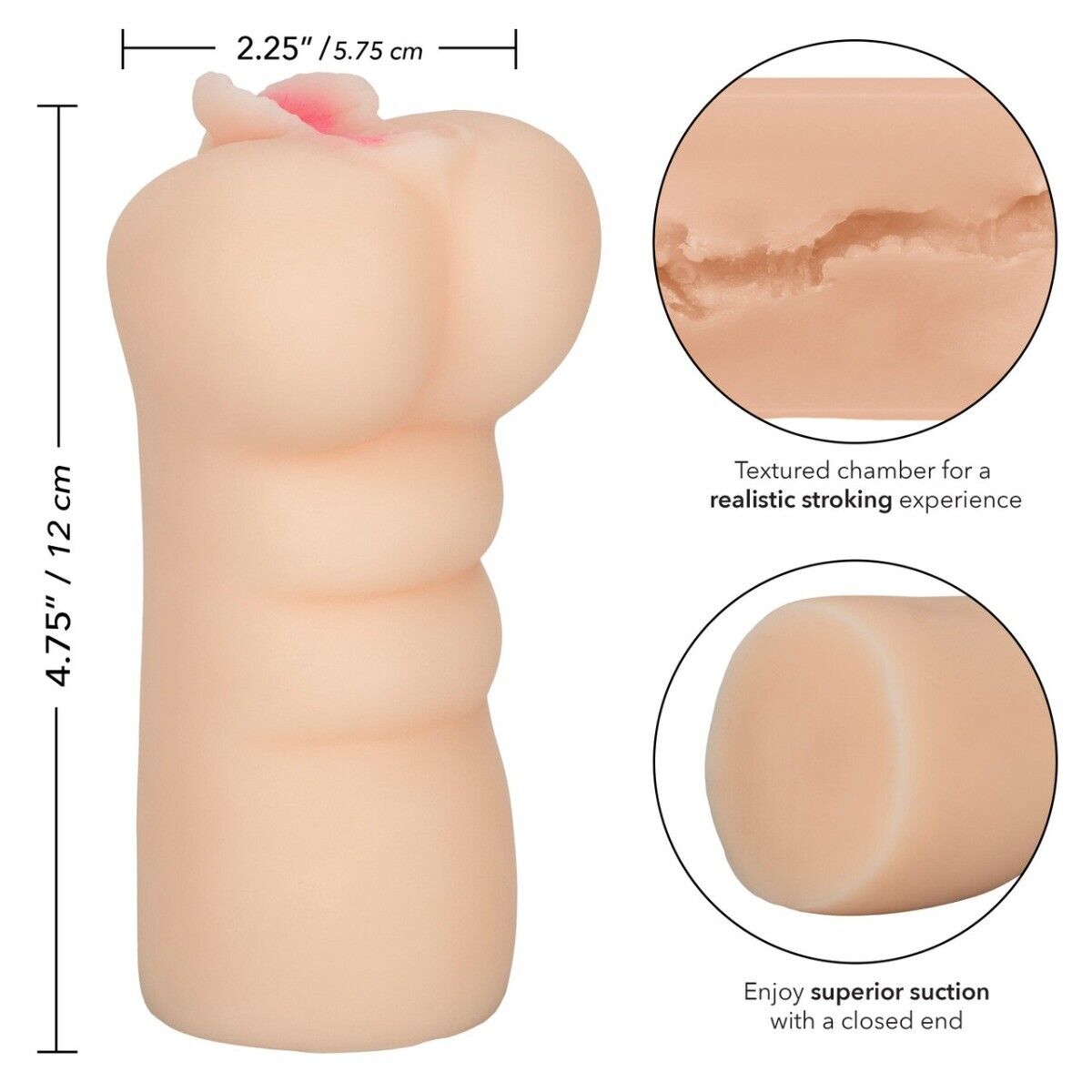 Cheap Thrills Realistic Pocket Pussy Male Masturbator Stroker Sex-toys for Men