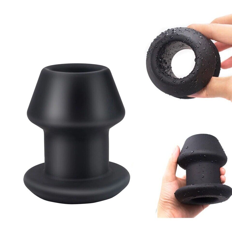 2.75" Silicone Full Access Peeker Hollow Anal Expanding Tunnel Dilator Butt Plug