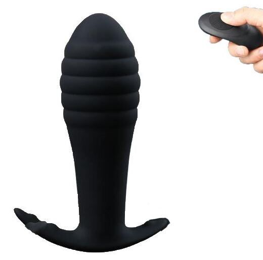 Rechargeable Wireless Remote Control Vibrating Wearable Anal Butt Plug Vibrator