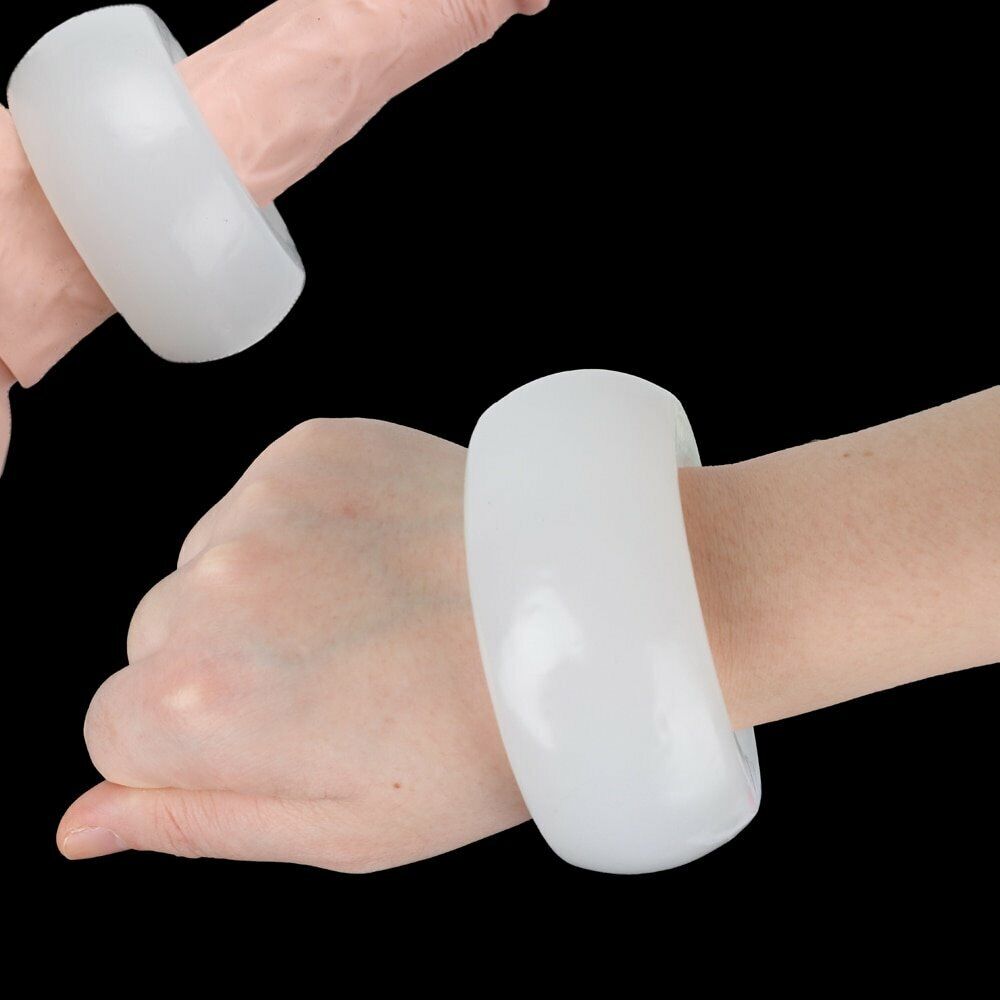 Thick Silicone Donut Penis Cock Ring Thrusting Buffer Bumper Stopper Ring