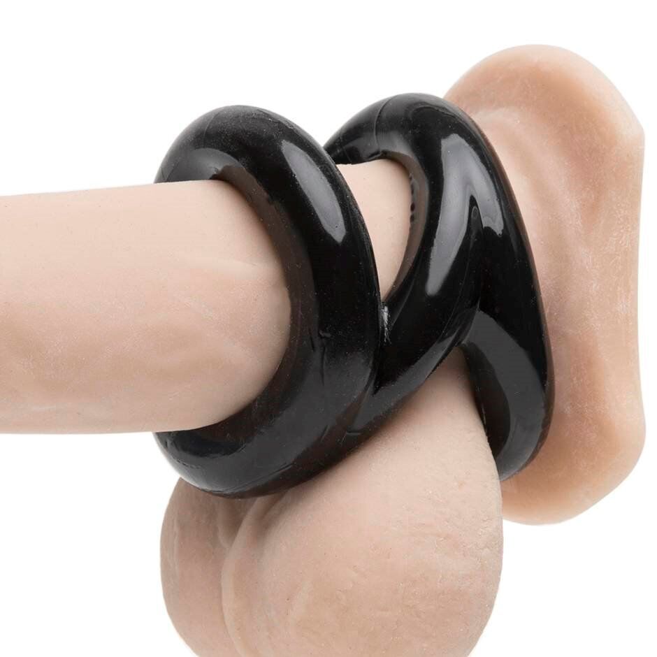 Oxballs Z-Balls 3-in-1 Male Penis Cock Ring and Ball Stretcher Enhancer