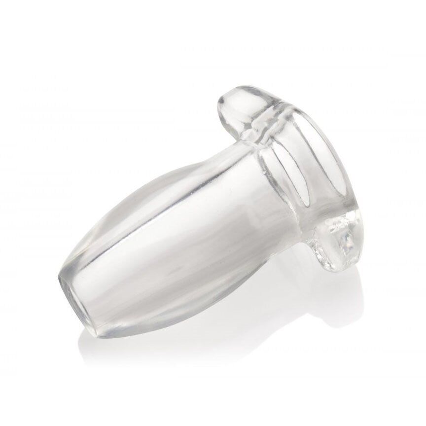 Clear View Soft Hollow Anus Anal Butt Plug Tunnel Dilator Speculum