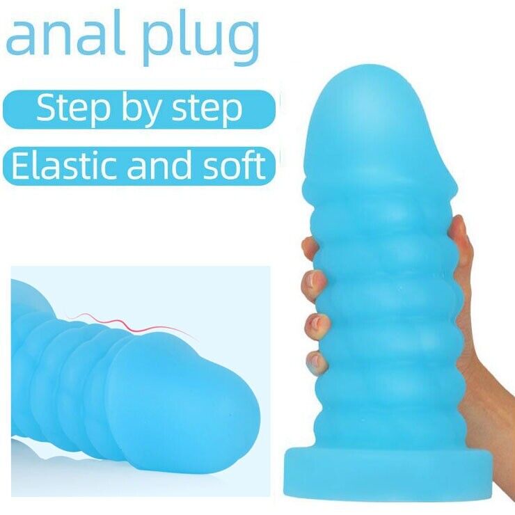 Huge Extra Large XL Realistic Liquid Silicone G-spot Anal Dildo Dong Butt Plug