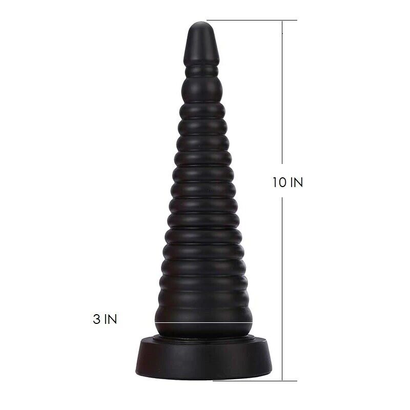 10" Extra Large XXL Anal Expansion Stretcher Stretching Butt Plug Dildo Trainer