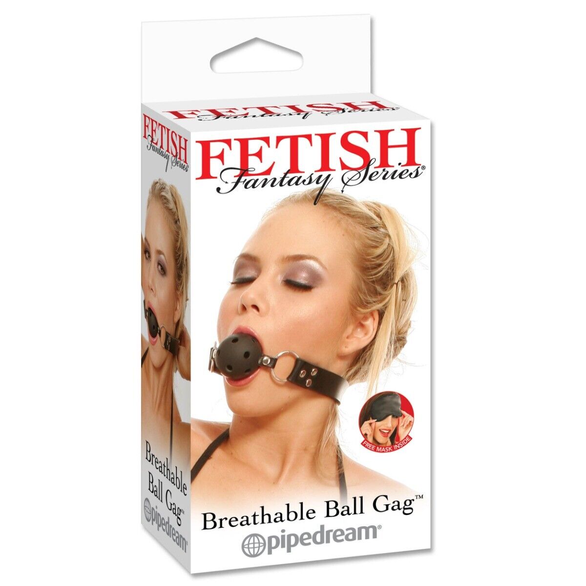 Fetish Fantasy Breathable Ball Gag Adjustable Straps SM Bondage Sex Toys