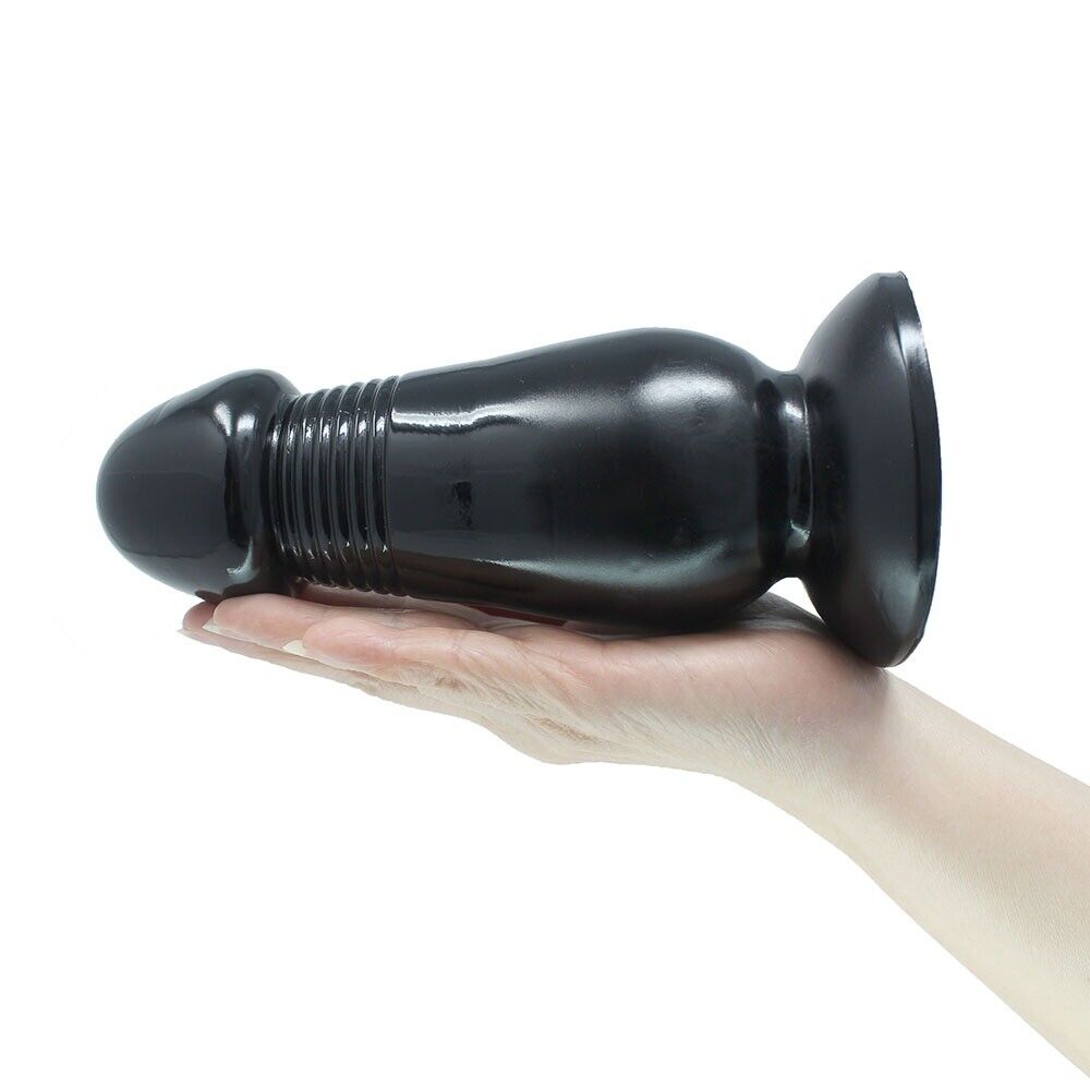 Soft Squeezable XL Extra Large Realistic Anal Butt Plug Dildo With Suction Cup