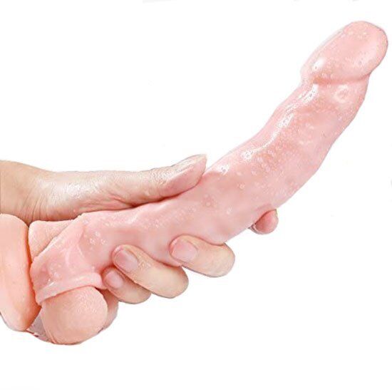 Add 2.5" Cock Penis Extension Extender Sleeve Massage Girth Enhancer Enlarger