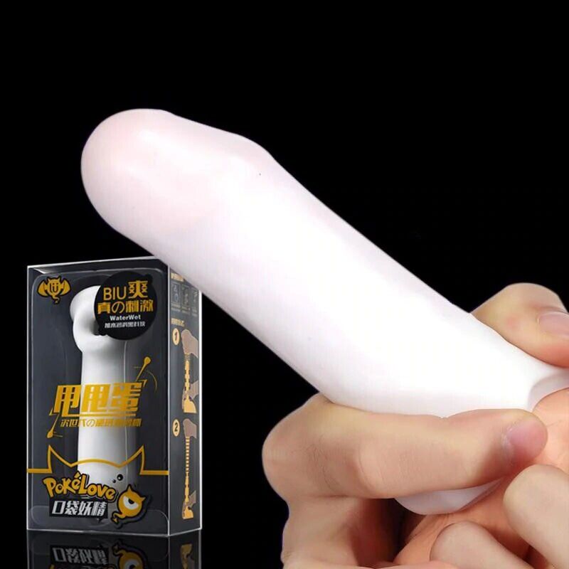 Super Soft Stretchy Male Masturbator Stroker Sleeve Penis Trainer