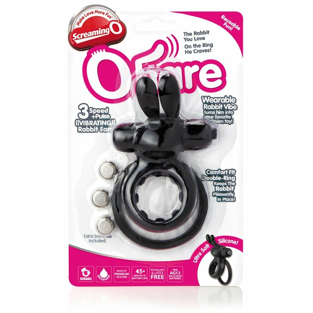 Screaming O Ohare Double Vibrating Penis Erection Enhancer Cock Ball Ring