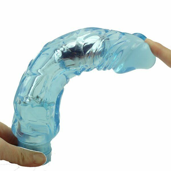 Waterproof Multi-speed Thick Jelly Realistic Vibrating Dildo Cock Vibe Vibrator