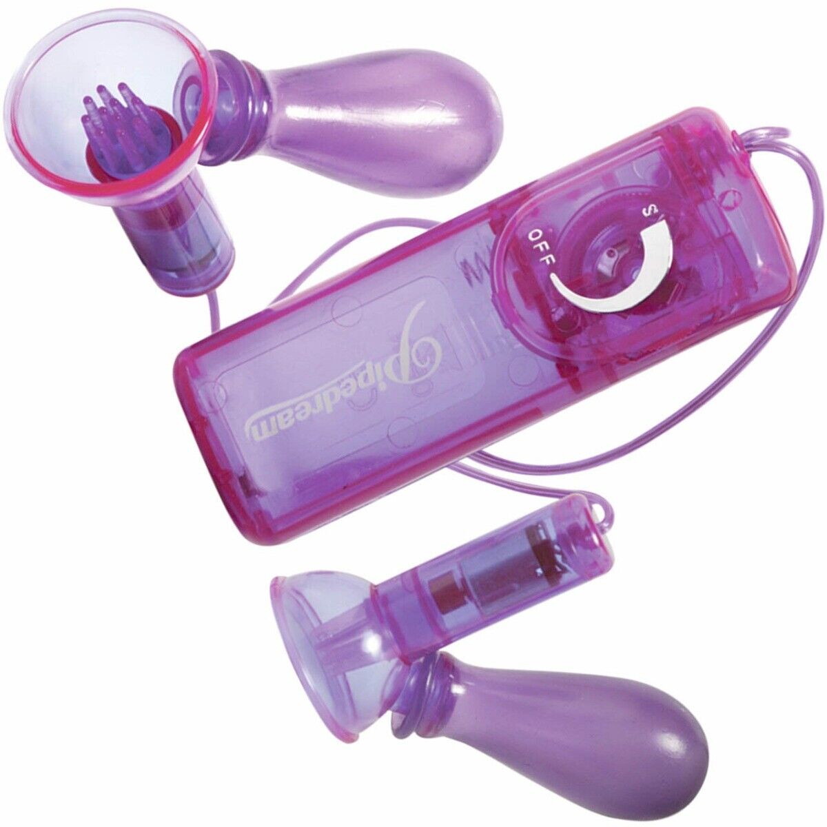 Fetish Fantasy Vibrating Breast Nipple Pump Sucker Suction Cup Vibe Vibrator