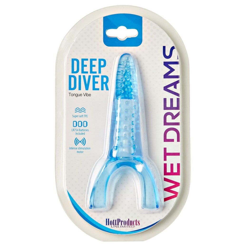 Deep Diver Vibrating Tongue Oral Sex Enhancer Blow Job G-Spot Clit Vibrator