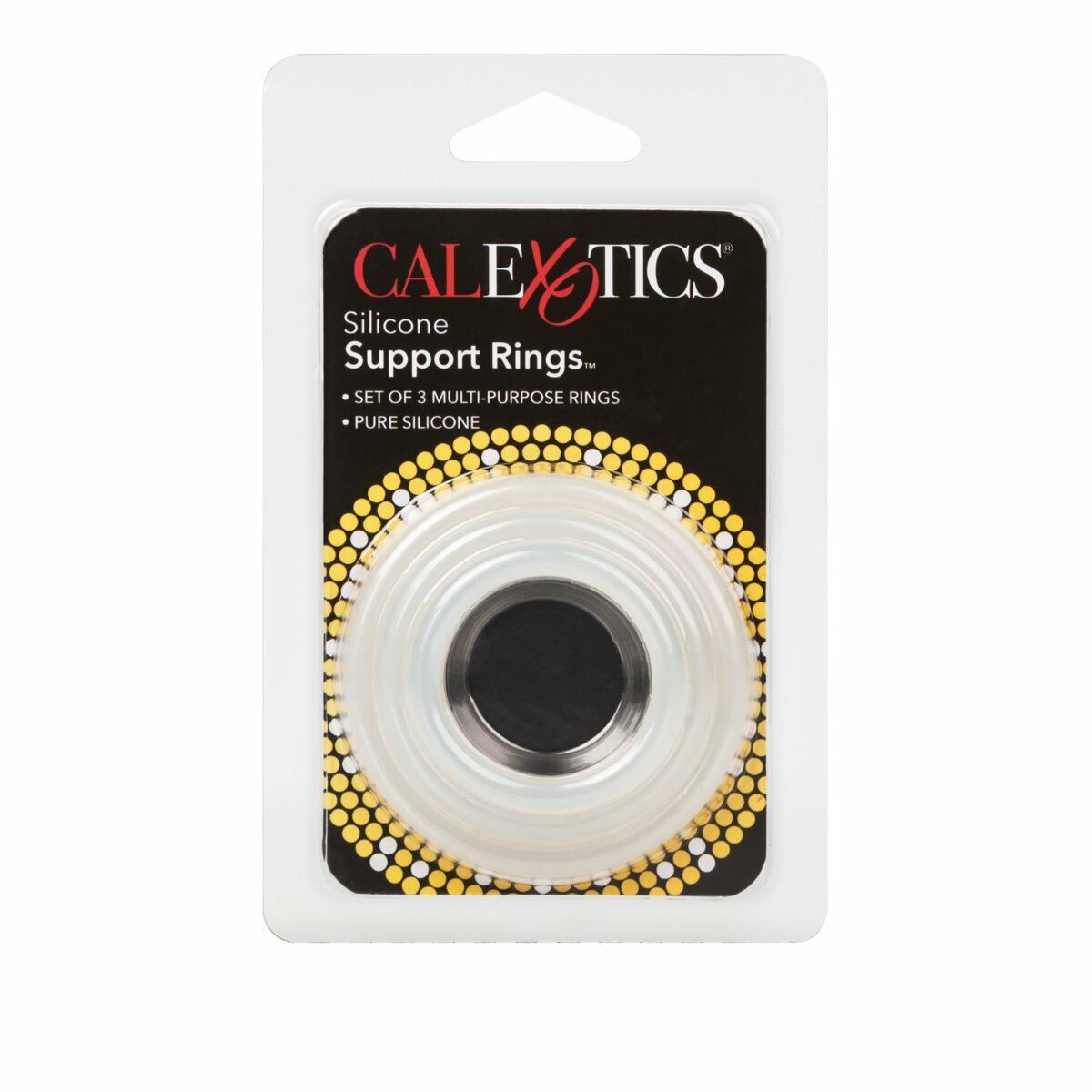 3PC Silicone Penis Support Cock Rings Male Erection Enhancer Prolong Delay Sex