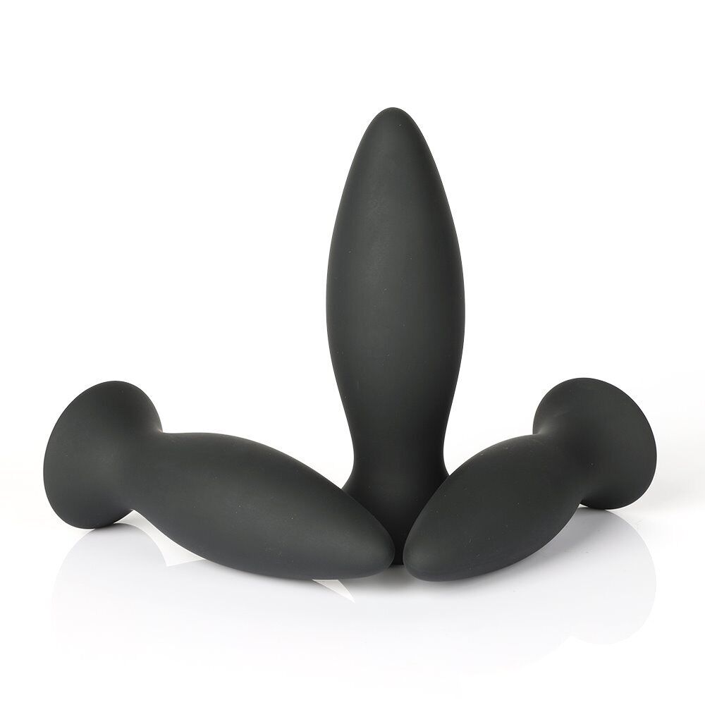 Wireless Remote Control Anal Trainer Butt Plug Vibe Sex Toys for Couples Men