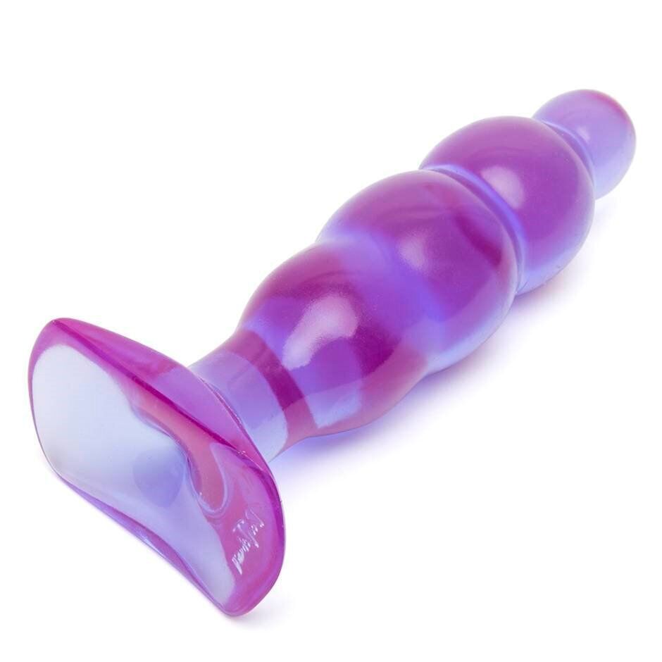 Doc Johnson Jelly Anal Stuffer Butt Plug Beads Anal Beginner Sex Toy Dildo Dong