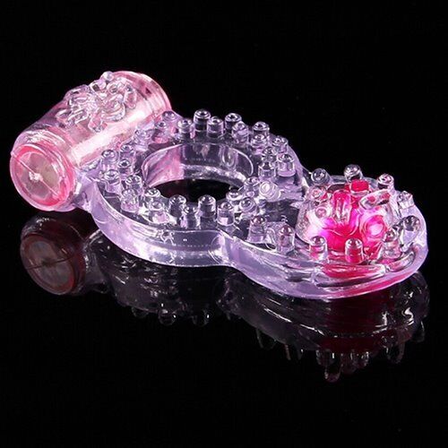 2PK Power O Vibrating Male Penis Cock Ring Couple Lover Sex Enhancer Toys