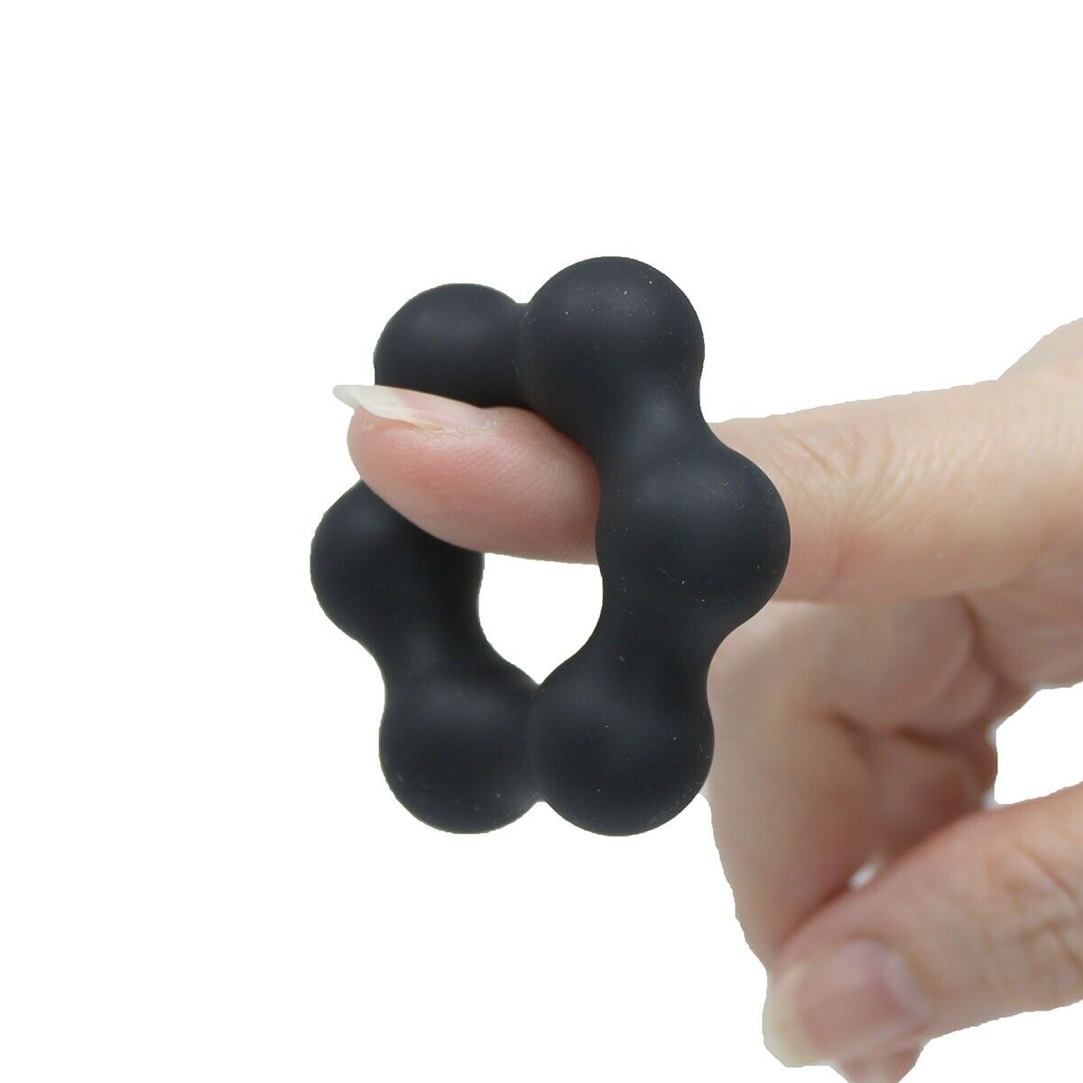 Stretchy Silicone Male Penis Enhancer Prolong Delay Sex Cock Ring for Men