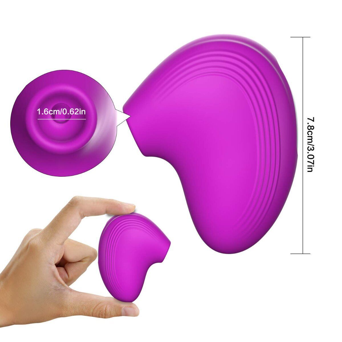 Silicone Focused Clitoral Stimulator Air Sucking Vibrator Sex Toys for Women