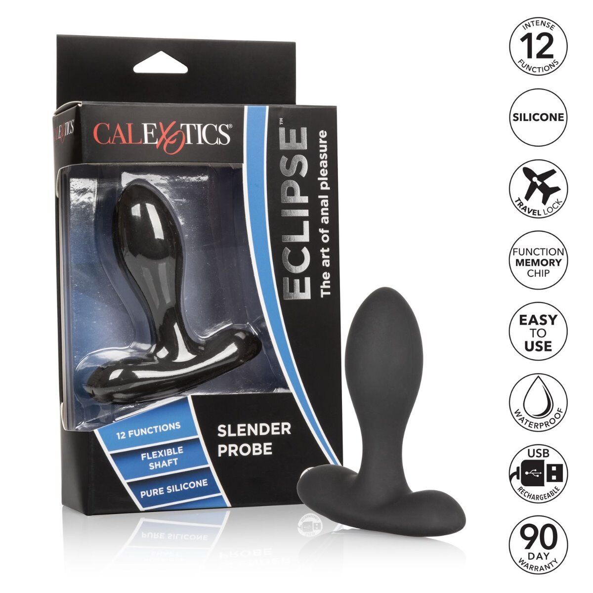 Vibrating P-spot Prostate Massager Anal Vibe Butt Plug Probe Stimulator