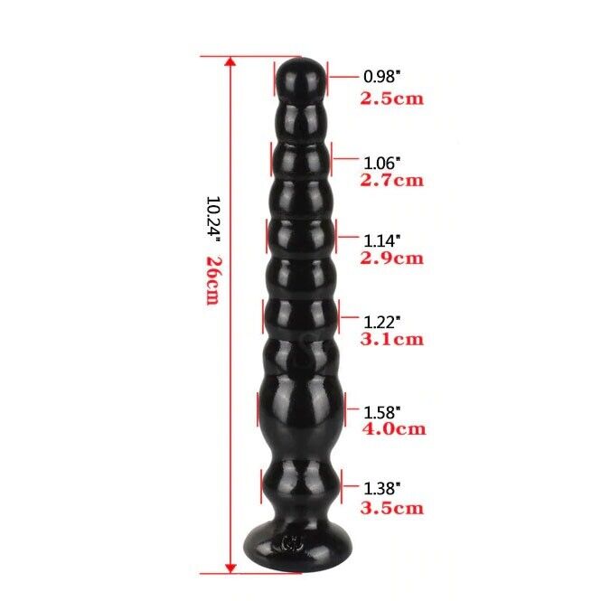 Soft Bendable Squeezable Extra Long Beaded Anal Beads Butt Plug Dildo Sex Toys