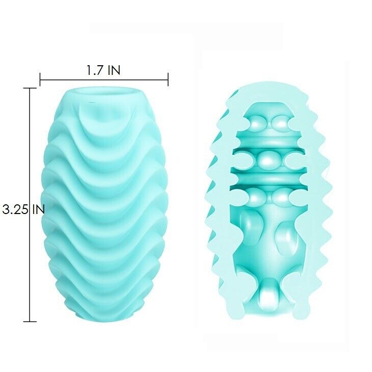 Reversible Egg Male Masturbator Sleeve Hand Job Cock Stroker Sex Toys for Men