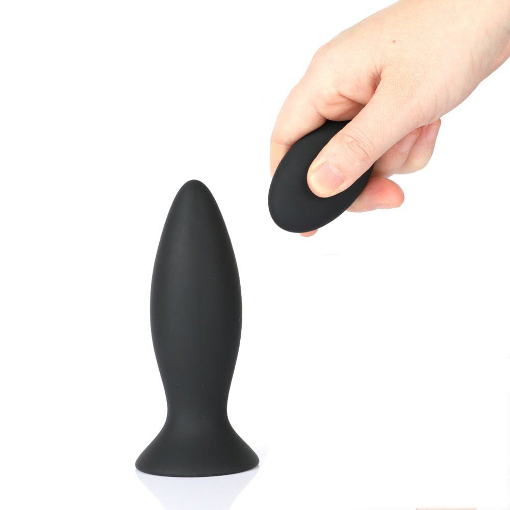 Wireless Remote Control Anal Trainer Butt Plug Vibe Sex Toys for Couples Men