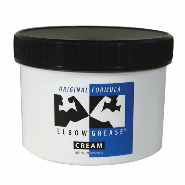 Elbow Grease Orginal Cream Oil Based Male Personal Lube Sex Lubricant 9 oz Jar