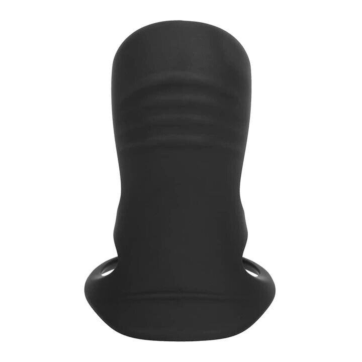 Silicone Penis Cage Extension Sleeve Cock Ring Girth Enhancer Enlarger Sex Toy