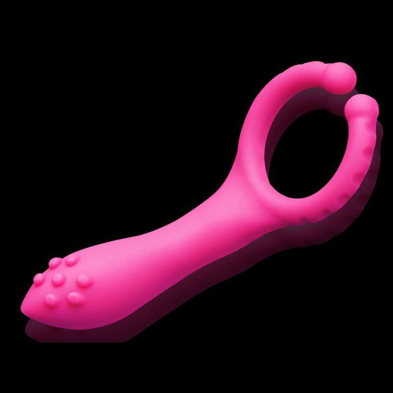 Wearable Vibrating Penis Clip Cock Ring G-spot Nipple Anal Vibe Couple Sex-toys