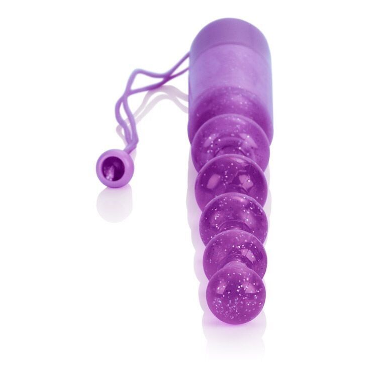 Slender Slim Flexible Bendable Vibrating Pleasure Anal Beads Butt Plug Sex Vibe