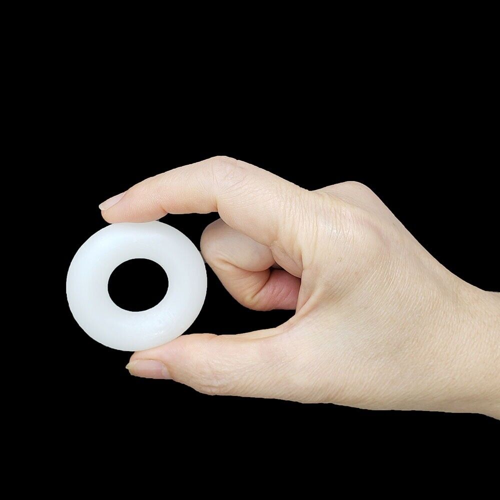 3 Stretchy Thick Penis Cock Ring Enhancer Sex Toys for Men Couples