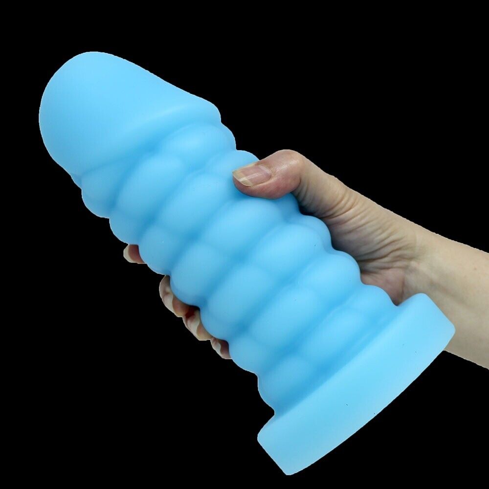 Huge Extra Large XL Realistic Liquid Silicone G-spot Anal Dildo Dong Butt Plug