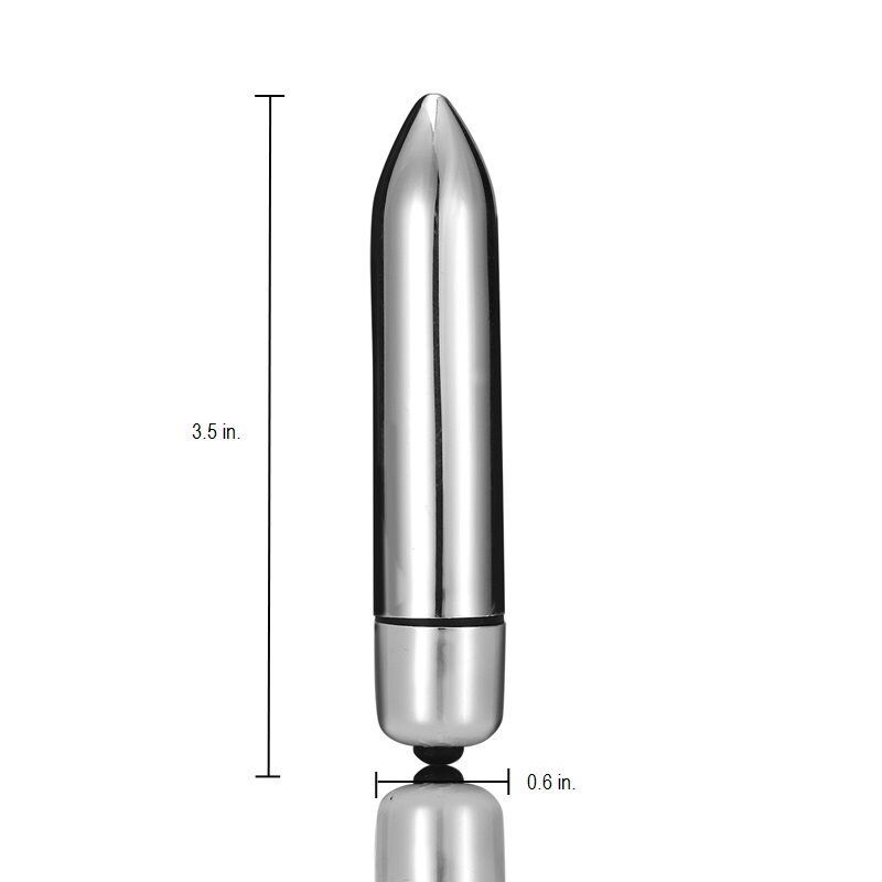 Discreet Mini Silver Bullet Vibrator Beginner Couple Foreplay Sex Toys for Women