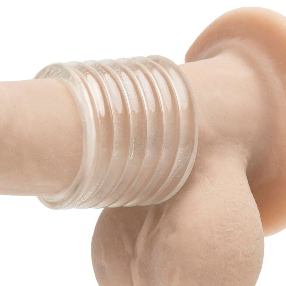 Doc Johnson TitanMen Stretch-To-Fit Cock Ring Penis Girth Enhancer Sleeve