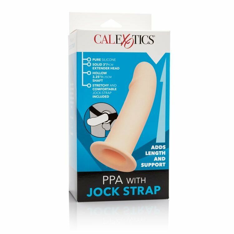 Silicone Hollow Penis Extension Extender Strap-on PPA ED Solution for Men