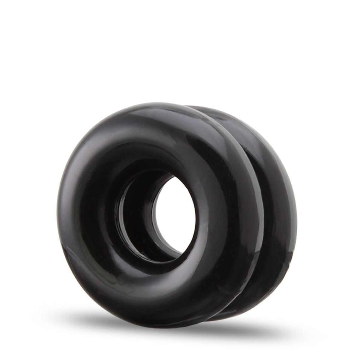 2 Stretchy Thick Donut Penis Cock Ring Male Erection Enhancer Delay Sex Toys