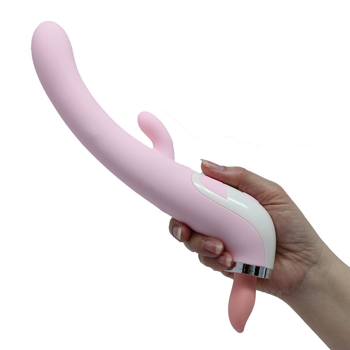 Automatic Tongue Oral Sex Clit Nipple Vaginal Pussy Pump Sucker G-spot Vibrator