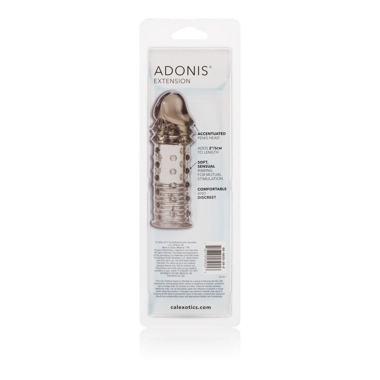 Adonis Extension Male Penis Cock Sleeve Extender Length Girth Enhancer Enlarger